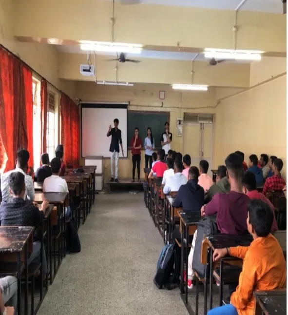 Interation with SY and TY student